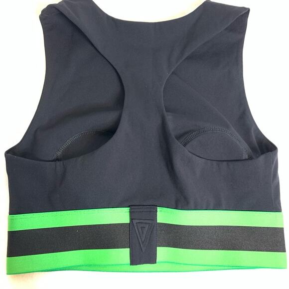 NWT No Ka Oi Maoli Lani bra green black sz XS - Picture 4 of 4